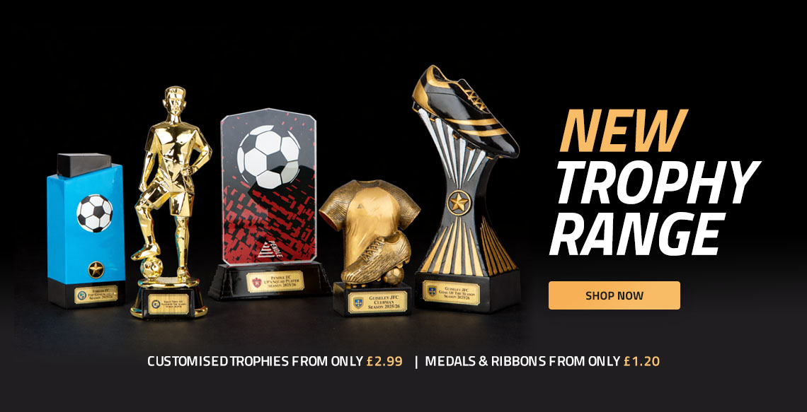 2026 Trophies Range From Pendle Sportswear