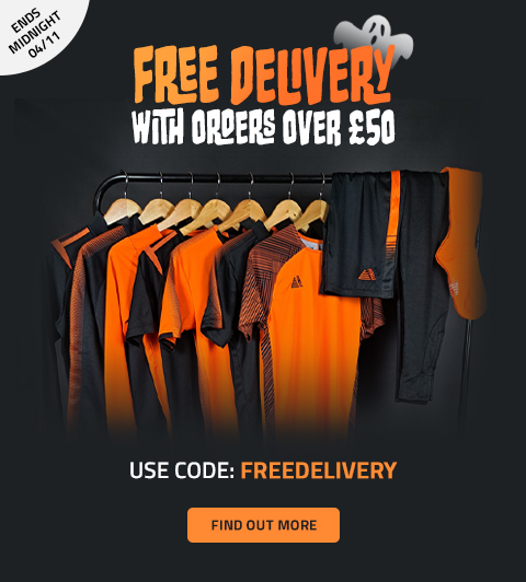 Get Free Delivery On Orders Over £50 | Pendle Sportswear