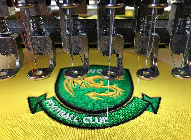 Embroidered Club Badge Pendle Sportswear