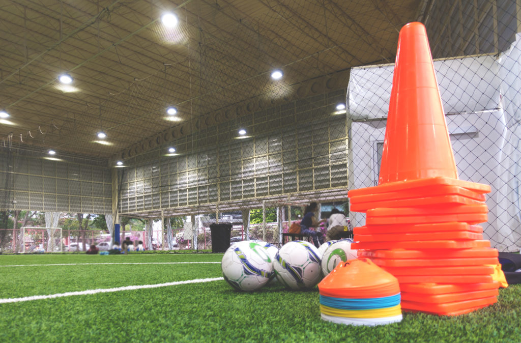 Traffic Cone Pole Set: Football Training Equipment