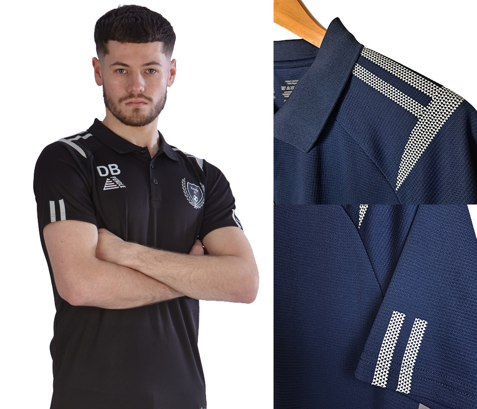 New football training wear 2025 - Atlanta 2.0 polo shirt in navy and white