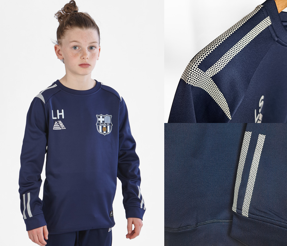 New football training wear 2025 - Atlanta 2.0 sweat shirt in navy and white