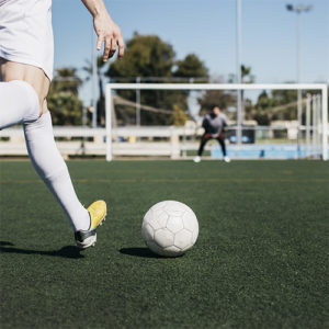 Training - shooting at goal