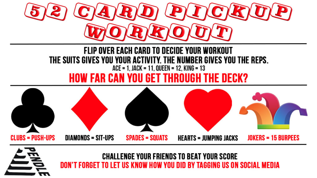 52 Card Pickup Workout Generator