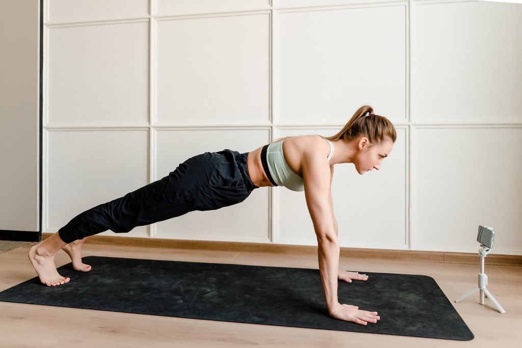 Planking at home