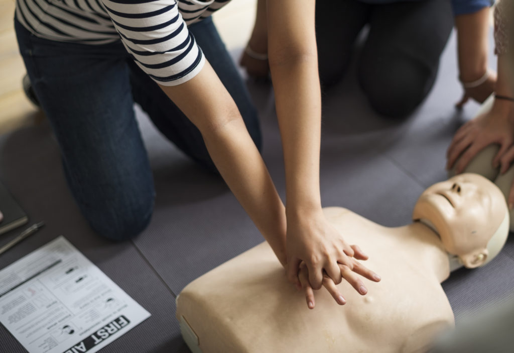 Grassroots football CPR training