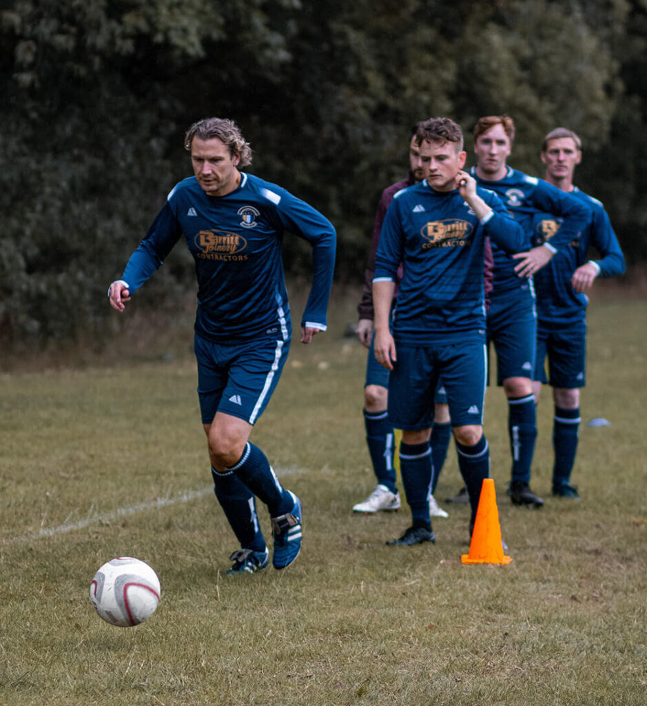 Addingham FC at football training