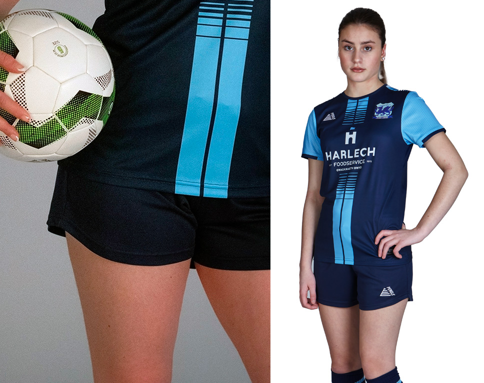 New Vigo womens football shorts details