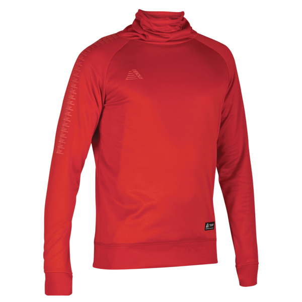 Braga High Neck Sweatshirt in red