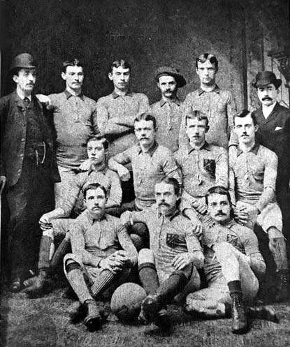 The Blackburn Olympic F.C. team which won the 1883 FA Cup Final