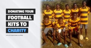 Donating Your Football Kits to Charity blog cover