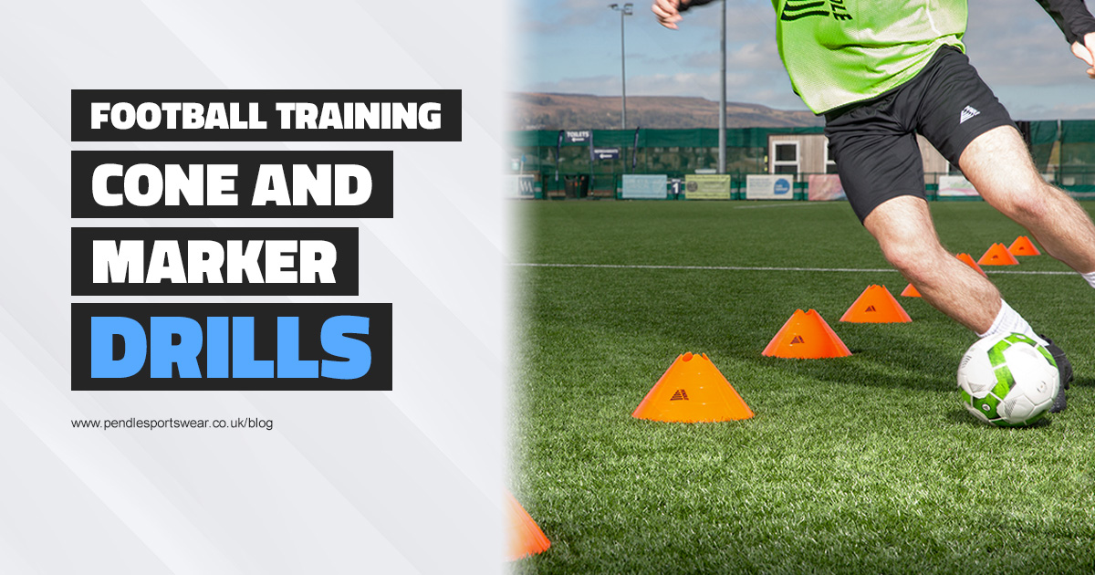 Football Training Cone and Marker Drills