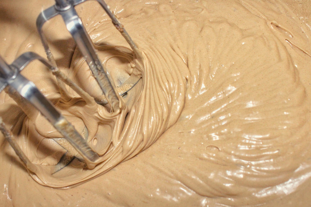 Electric mixer and cake batter