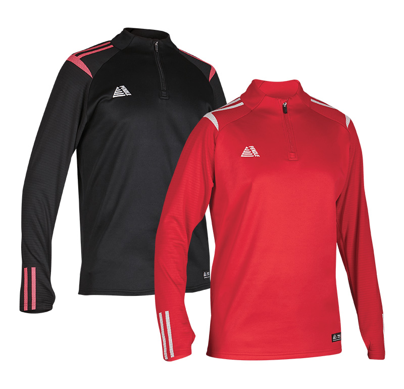 New football shirts 2025 - Atlanta 2.0 1/4 zip top in black/pink and red/white