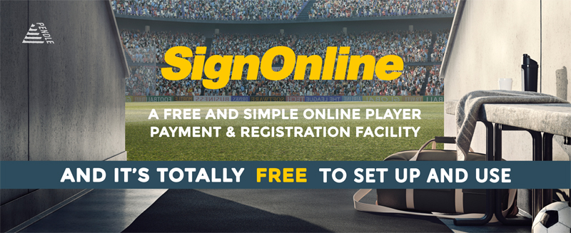 SignOnline free online player payment and registration tool