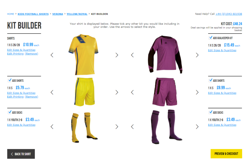 customised football kits