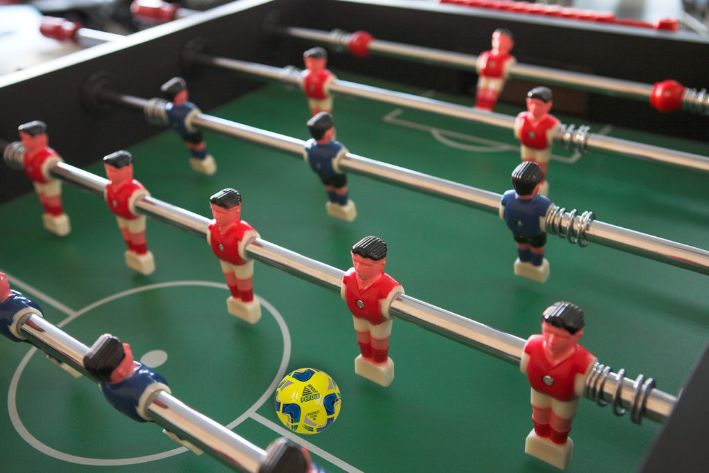 Table football with Pendle football