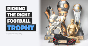 Picking the right football trophy blog cover image