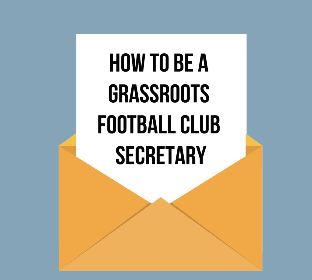 How to be a grassroots football club secretary