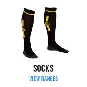 Black and Yellow Football Socks