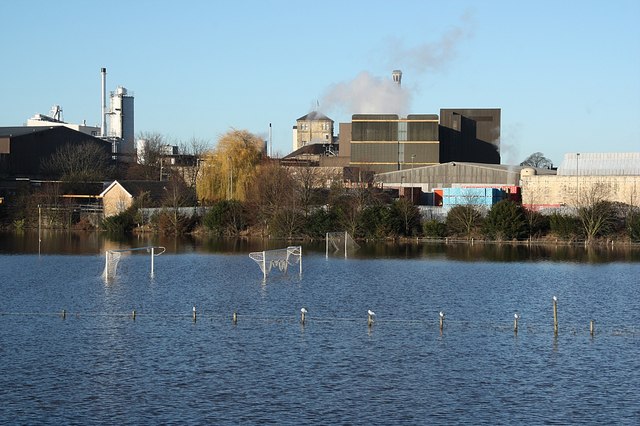 Football pitch flooding, Tadcaster Ings