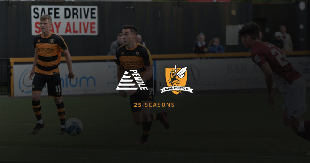 A 25 kit partnership between Alloa Athletic and Pendle