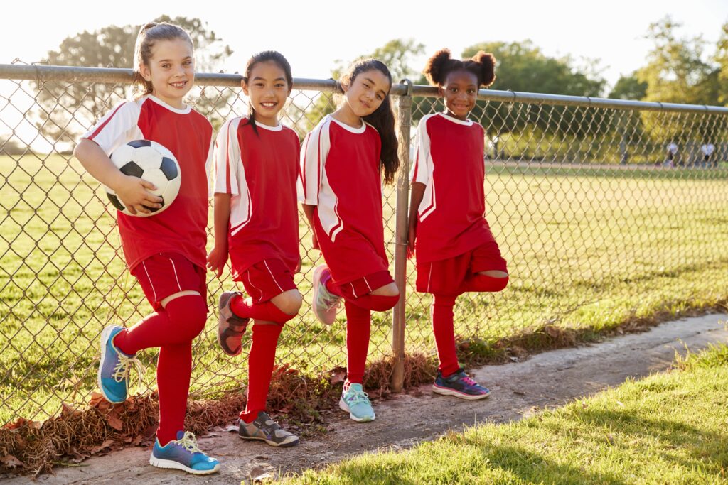Girls Youth Football Team