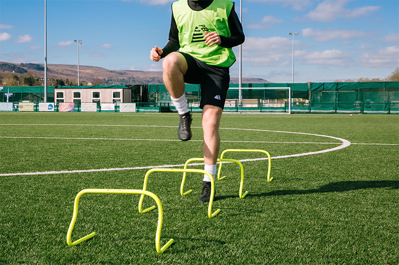 Box Jumps for Youth Football Explosiveness