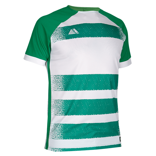Celta football shirt in green and white