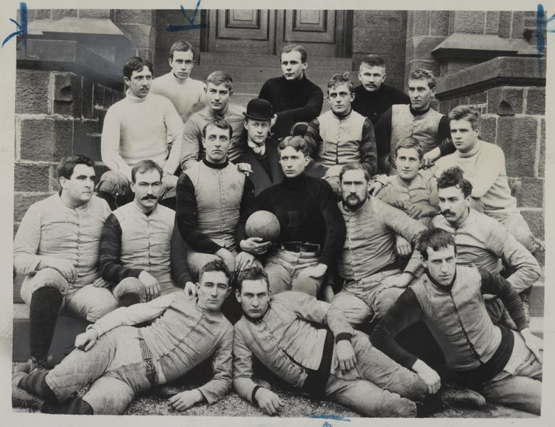 Football kits worn in 1891