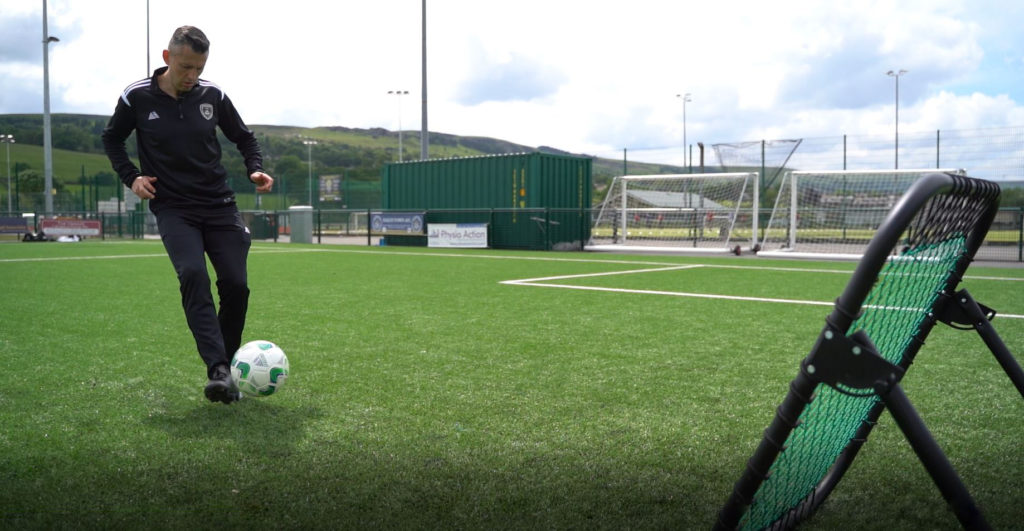 Pendle Football Rebounder Action Shot