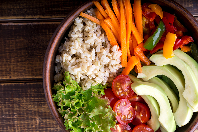 Veganism for footballers - vegan Buddha bowl