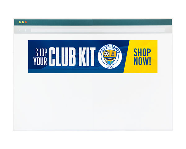 Website banner example